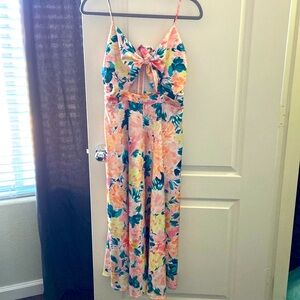 For Love and Lemons Floral Midi Dress